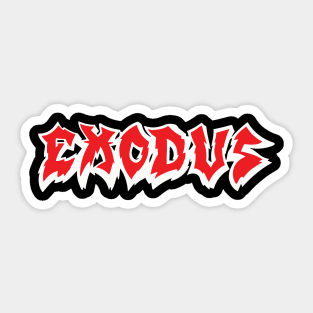 exodus band Sticker